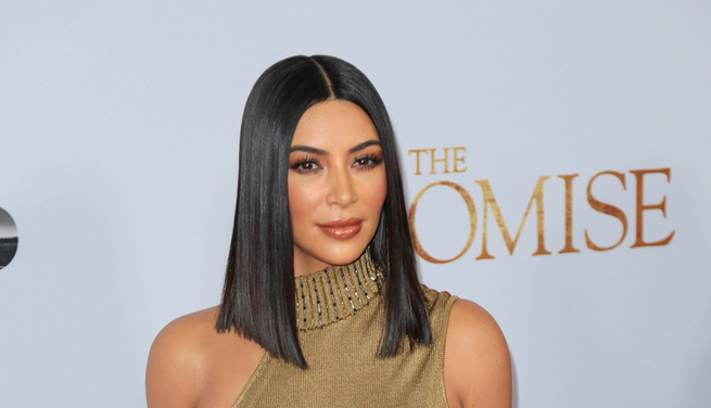 kim kardashian office hair