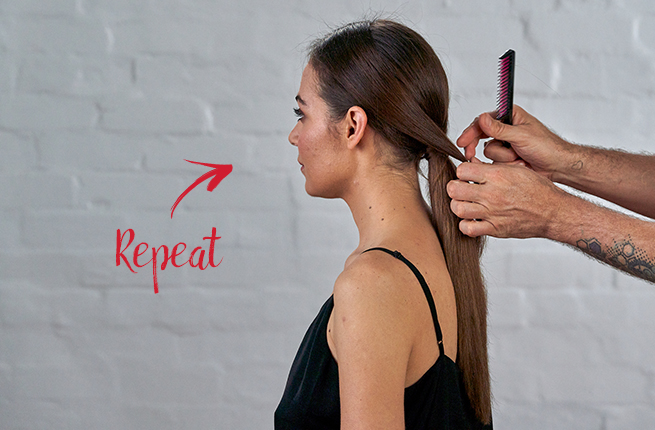 Wrap Ponytails for long hair