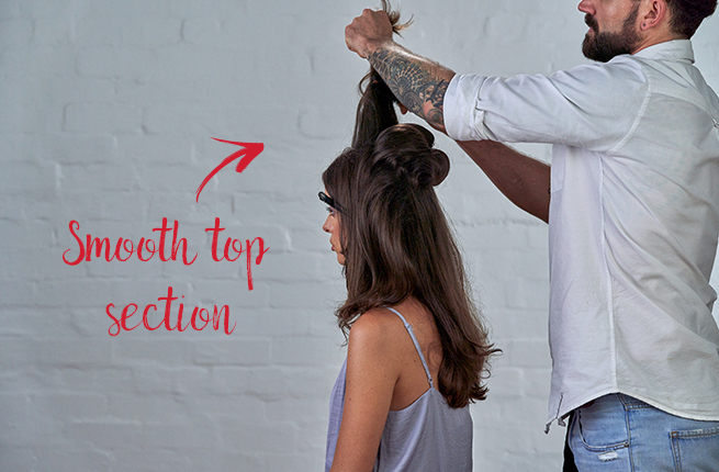 How to create a ponytail