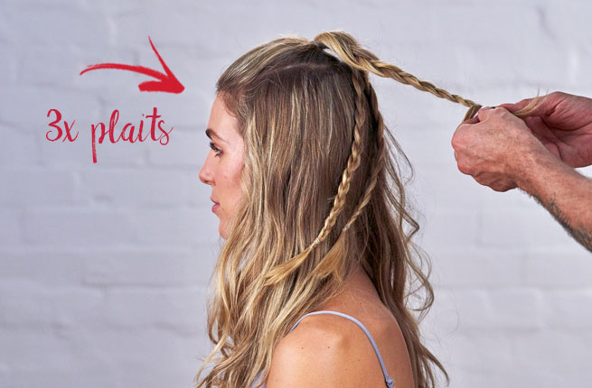 Plaited Top Knot