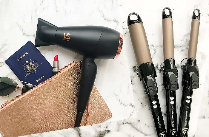 VS Sassoon Curling Tongs and Travel PRO