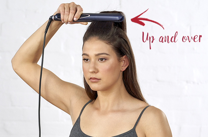 How to straighten hair