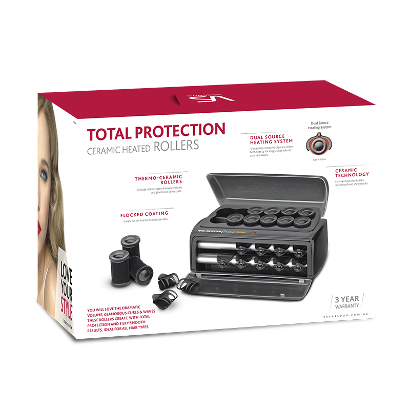 Total Protection Heated Rollers VS Sassoon Australia