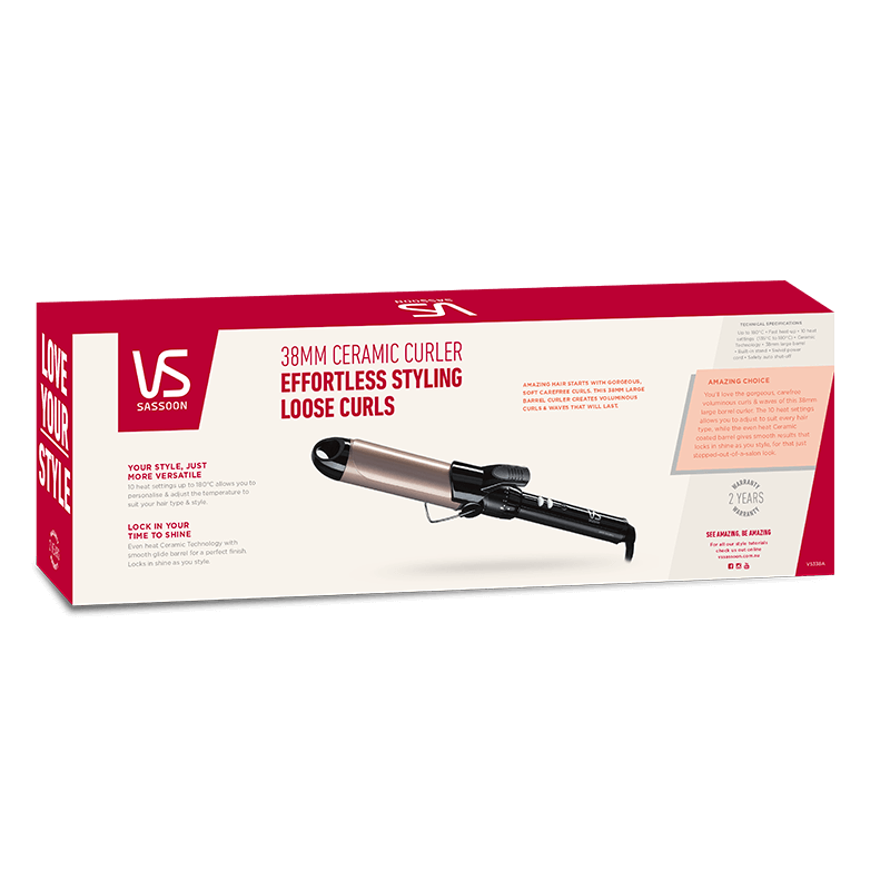 Absolute heat curling iron 38mm reviews online