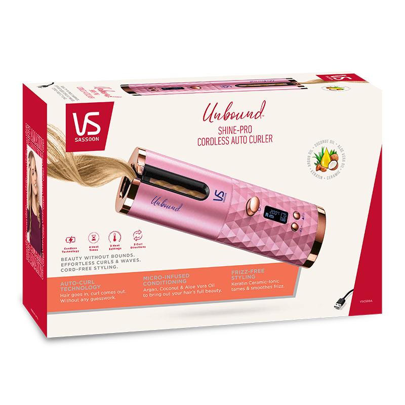 Unbound Shine-Pro Cordless Auto Curler Packages