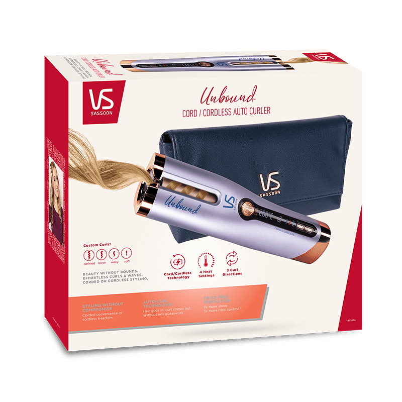 Unbound Cord/Cordless Auto Curler  Packages