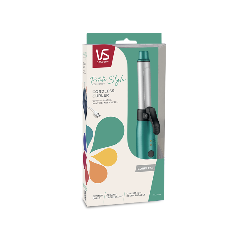 Petite Style Cordless Curler Packages