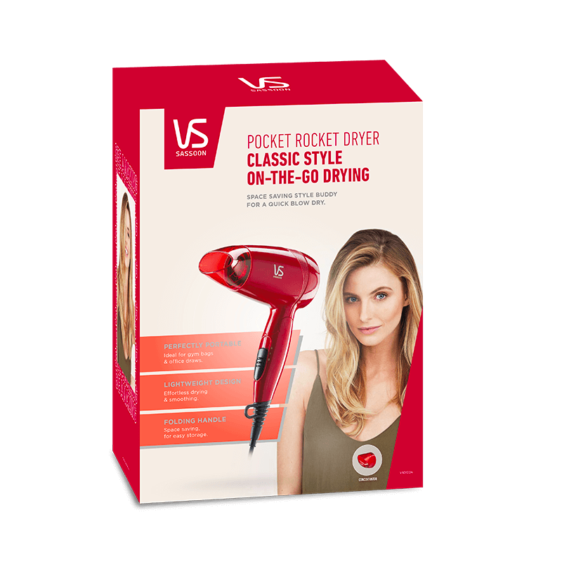 Pocket shop hair dryer