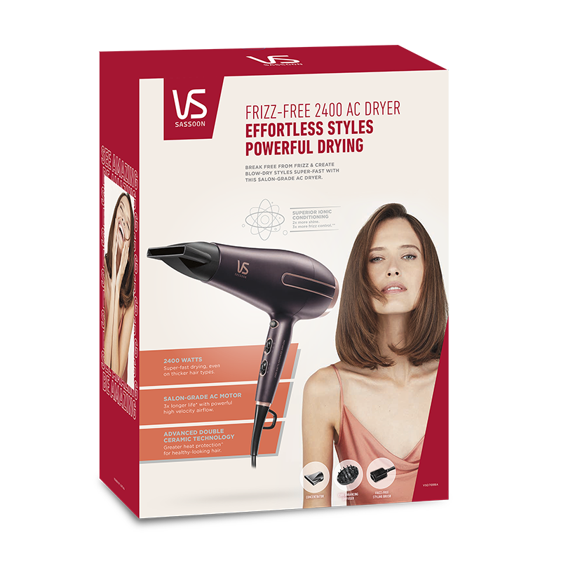 Frizz-Free 2400 AC Dryer Packages