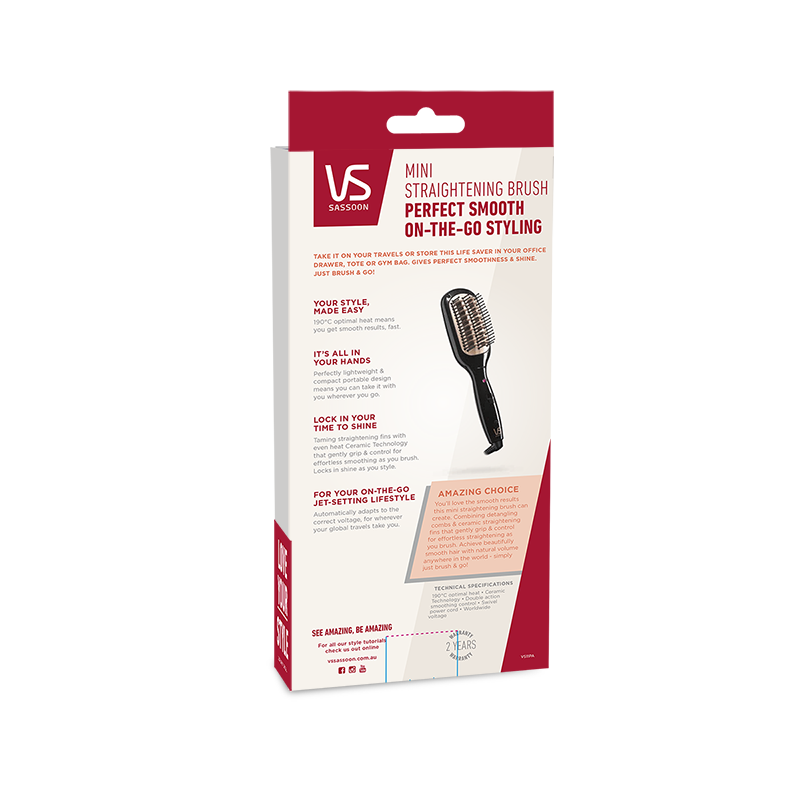 Mini Straightening Brush VS Sassoon Australia