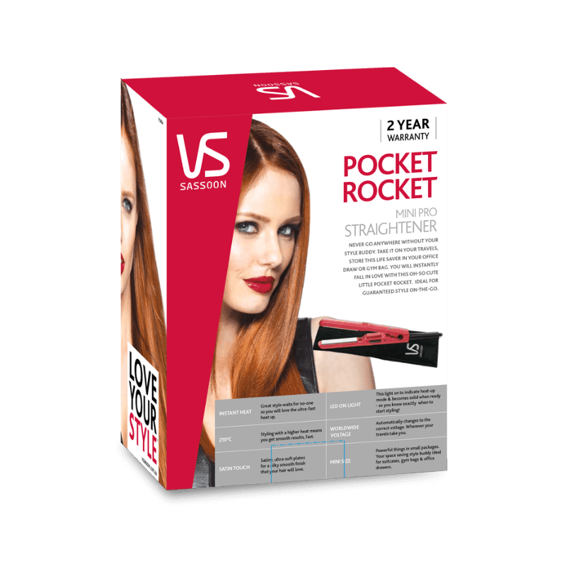 Vs sassoon pocket deals rocket minipro straightener