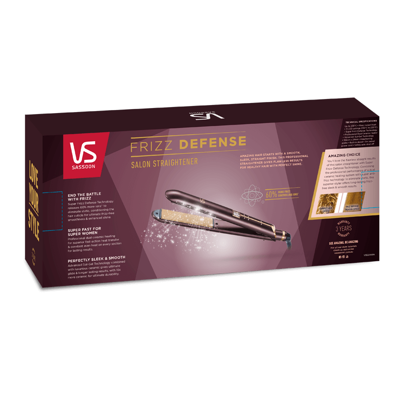 Frizz Defense Salon Straightener VS Sassoon Australia