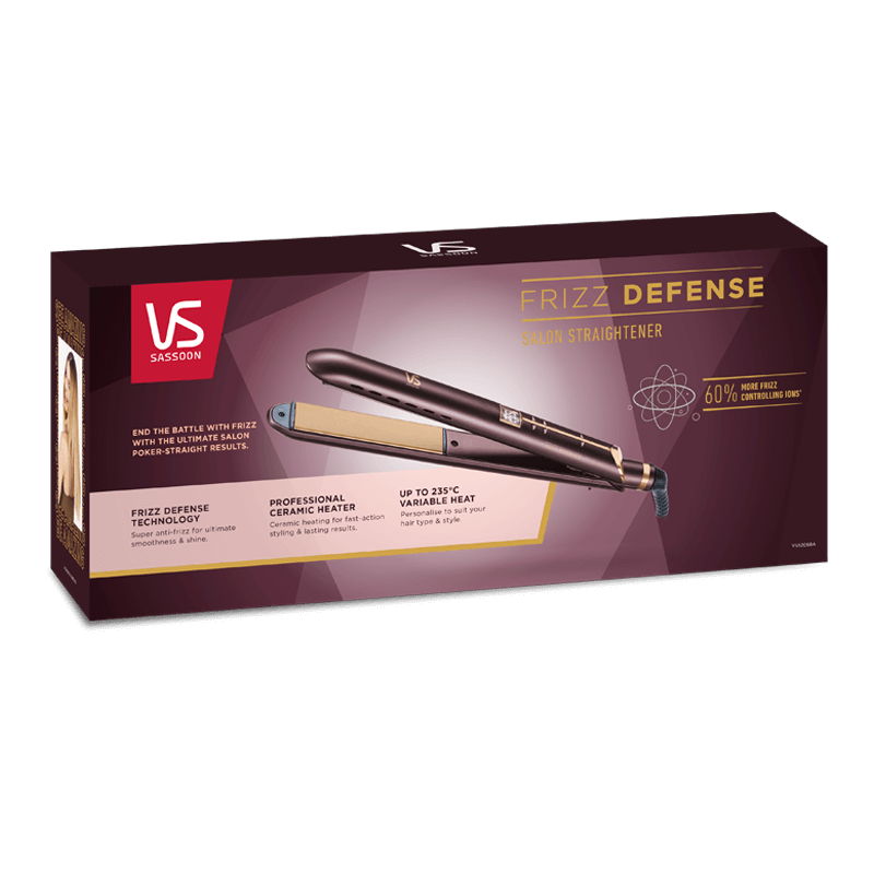 vs sassoon frizz defense salon straightener