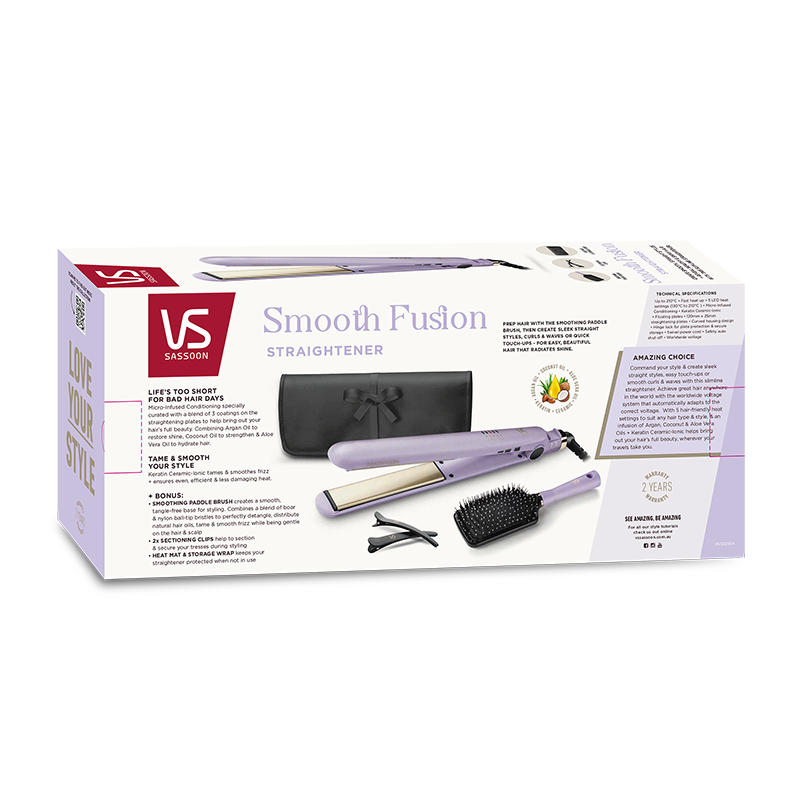 Absolute heat trifect fusion flat iron clearance