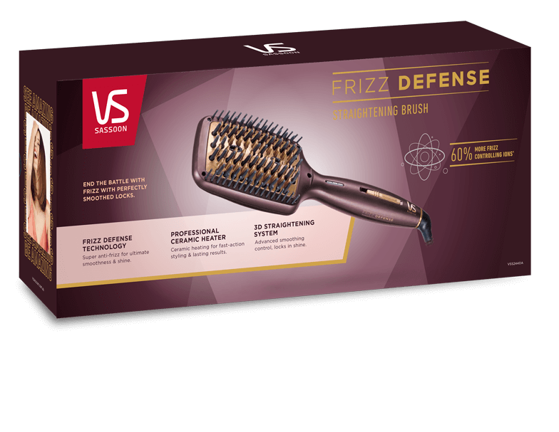 Frizz Defense Straightening Brush VS Sassoon Australia